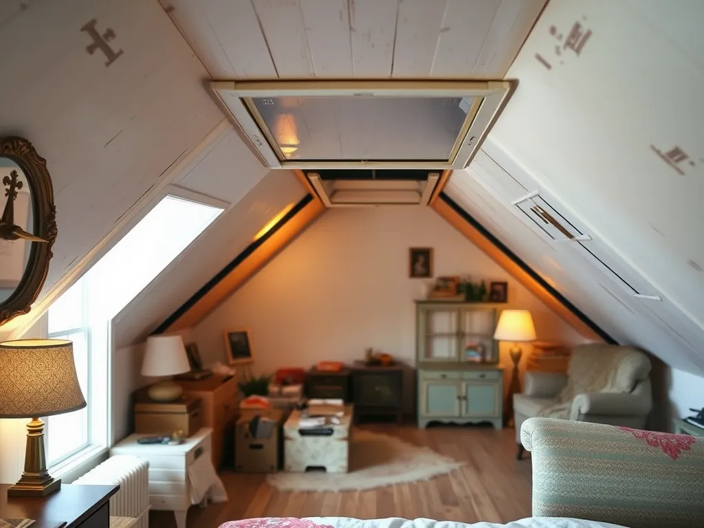 Jak zamaskować właz na strych?